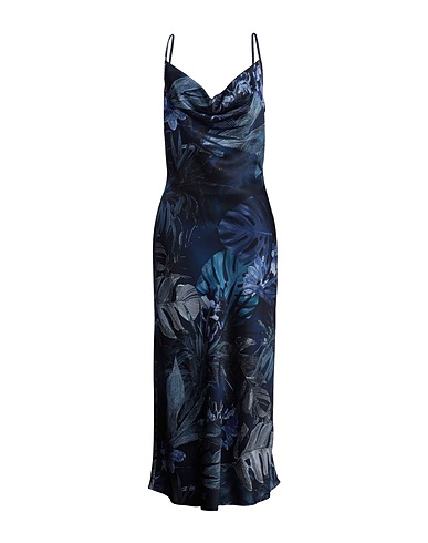 GUESS Vestito lungo Blu notte 100% Poliestere