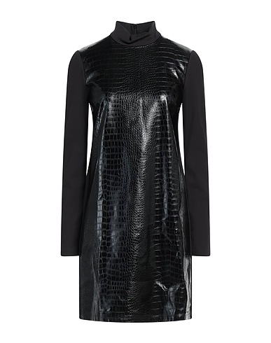 ARMANI EXCHANGE Short dress Black 61% Viscose, 34% Polyamide, 5% Elastane