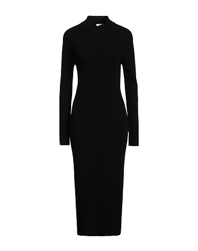 MAX MARA Knit dress Black 94% Virgin Wool, 6% Polyester