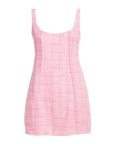 GCDS Vestito corto Rosa 44% Cotone, 30% Poliestere, 16% Acrilico, 7% Poliammide, 3% Poliimmide