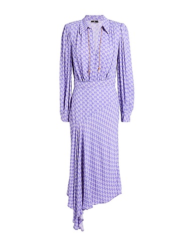 ELISABETTA FRANCHI Midi dress Lilac 100% Polyester