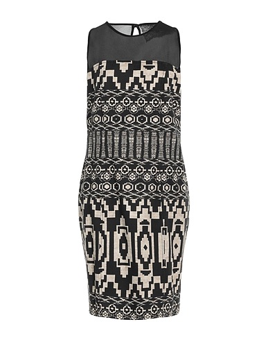 ÉCLÀ Elegant dress Black 97% Cotton, 3% Elastane