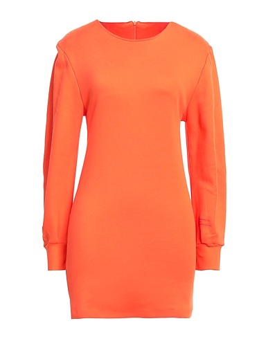 PATRIZIA PEPE Sheath dress Orange 100% Cotton