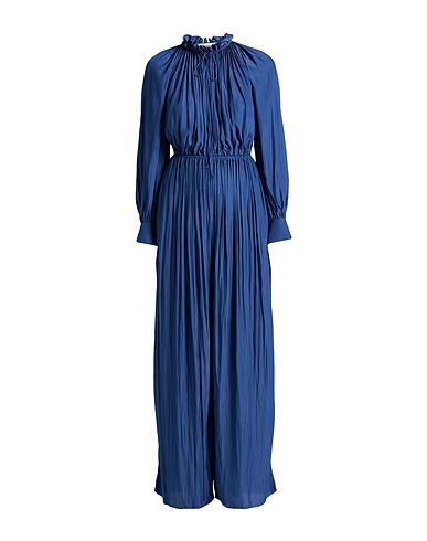LANVIN Jumpsuits and Dungarees Navy blue 100% Polyester