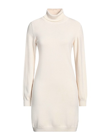 HAVEONE Vestito corto Panna 50% Viscosa, 50% Poliammide