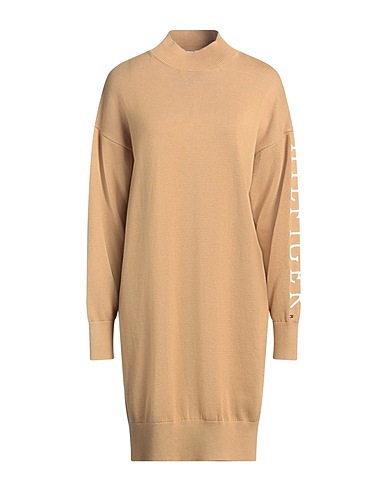 TOMMY HILFIGER Short dress Beige 100% Cotton