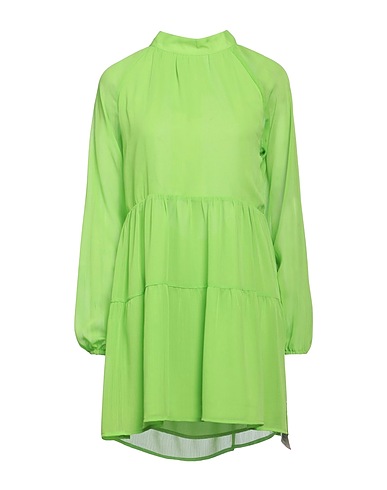 GLAMOROUS Short dress Lime green 100% Polyester