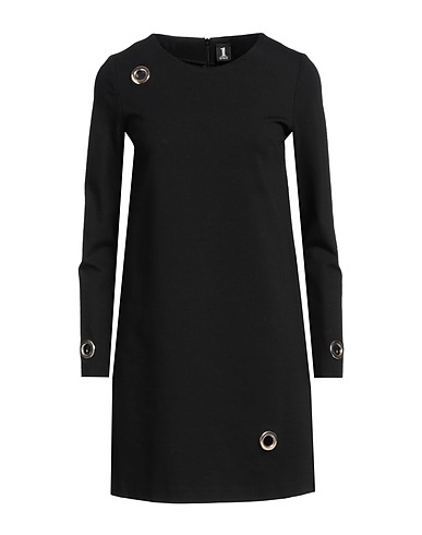 1-ONE Short dress Black 69% Viscose, 25% Polyamide, 6% Elastane