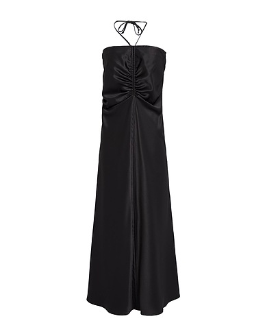 ACTUALEE Long dress Black 100% Polyester