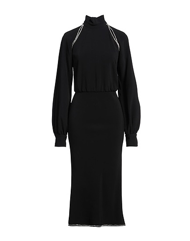 SPORTMAX Midi dress Black 97% Viscose, 3% Elastane