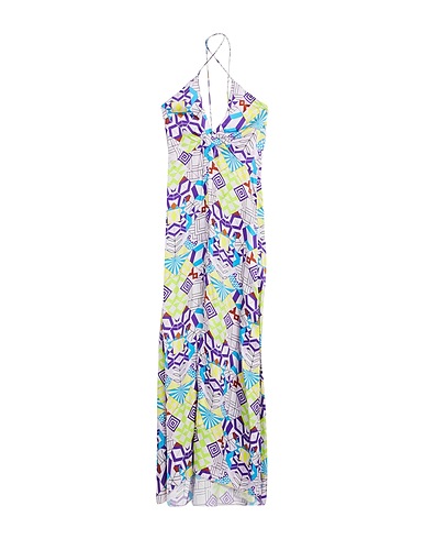 FORTE_FORTE Long dress Lilac 60% Silk, 40% Viscose