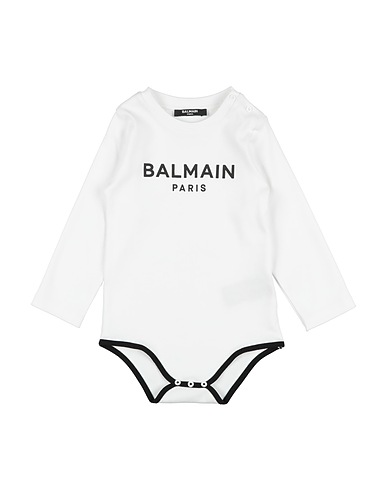 BALMAIN Baby bodysuit White 100% Cotton