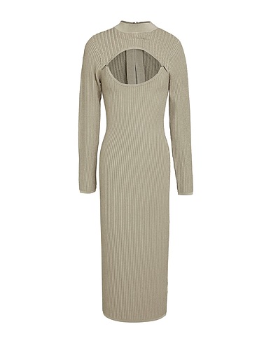 MARCIANO by GUESS Midi dress Sage green 85% Viscose, 13% Polyamide, 2% Elastane