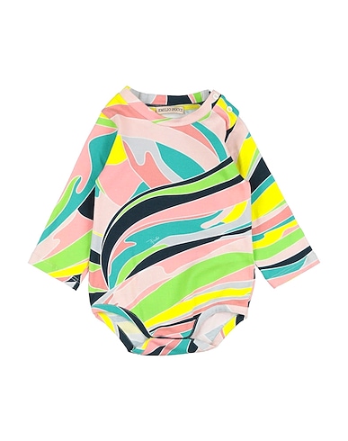 PUCCI Baby bodysuit 94% Cotton, 6% Elastane