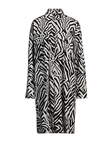 FISICO Midi dress White 100% Cotton