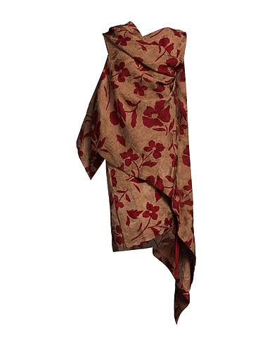 UMA WANG Long dress Camel 56% Linen, 44% Viscose