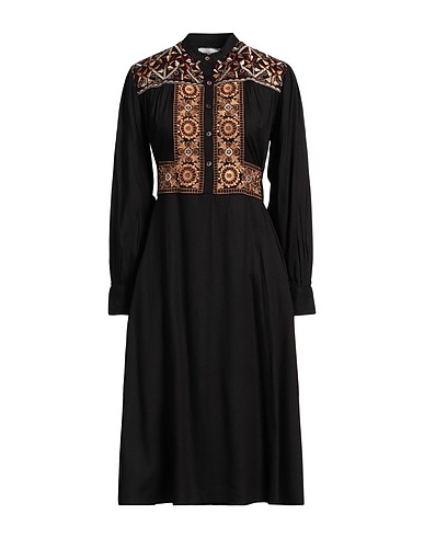 ANTIK BATIK Midi dress Black 100% Viscose