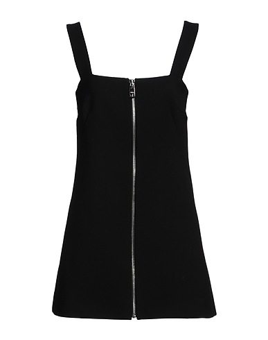 DOLCE&GABBANA Short dress Black 98% Virgin Wool, 2% Elastane