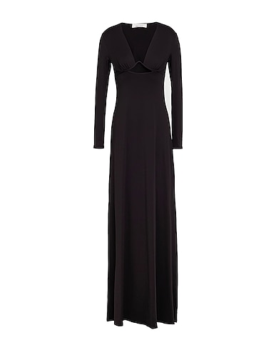 CIRCUS HOTEL Long dress Black 87% Polyamide, 13% Elastane