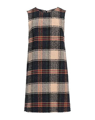 WHITE WISE Short dress 58% Acrylic, 24% Polyester, 14% Wool, 4% Other Fibres