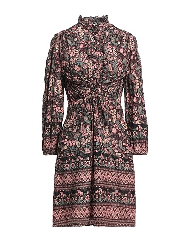 ANTIK BATIK Shirt dress Black 100% Cotton