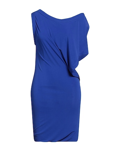 BCBGMAXAZRIA Short dress BLU CHINA 100% Viscose