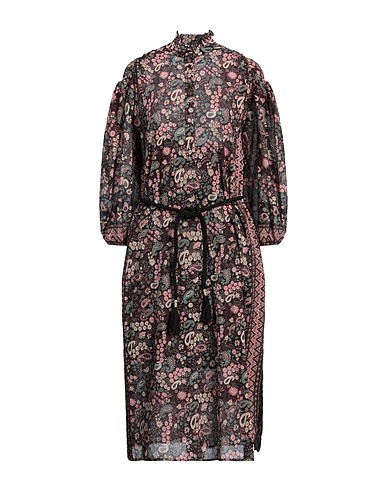 ANTIK BATIK シュミーズドレス ブラック コットン 100%