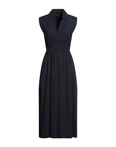 RAG & BONE Midi dress Midnight blue 100% Cotton