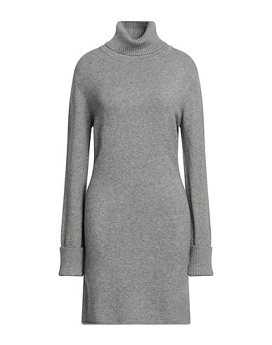 WHITE WISE Sheath dress Grey 56% Viscose, 27% Modal, 17% Nylon