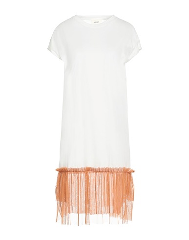 VICOLO Short dress White 100% Cotton