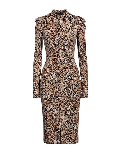 ANIYE BY Midi dress Camel 95% Polyester, 5% Elastane