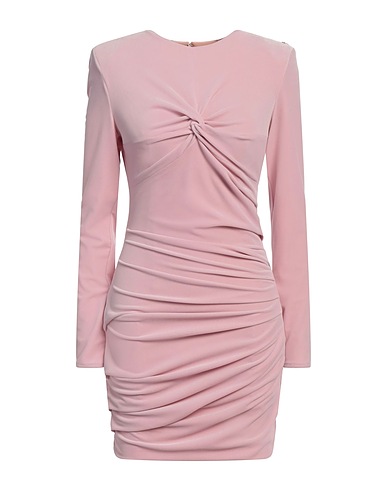 ELISABETTA FRANCHI Sheath dress Pink 90% Polyester, 10% Elastane