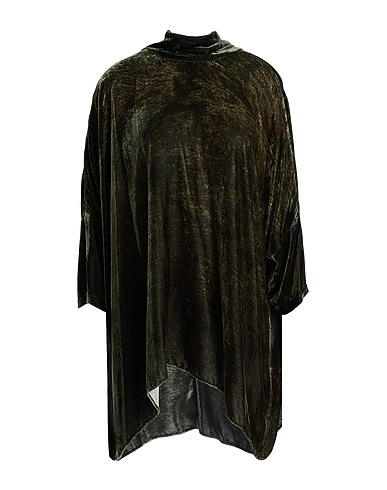 GENTRYPORTOFINO Top Military green 82% Viscose, 18% Silk