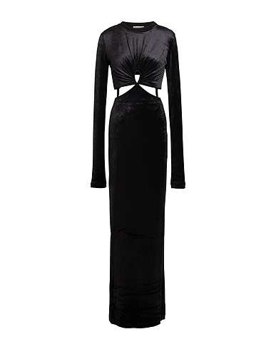 NENSI DOJAKA Long dress Black 83% Viscose, 17% Polyester