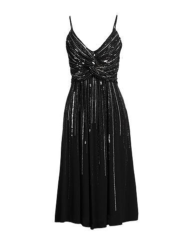TWINSET Midi dress Black 100% Viscose
