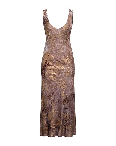 GENTRYPORTOFINO Vestito lungo 82% Viscosa, 18% Seta