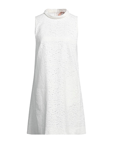 N°21 Short dress White 74% Cotton, 26% Polyamide
