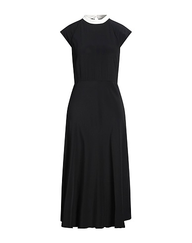 N°21 Midi dress Black 69% Acetate, 31% Silk