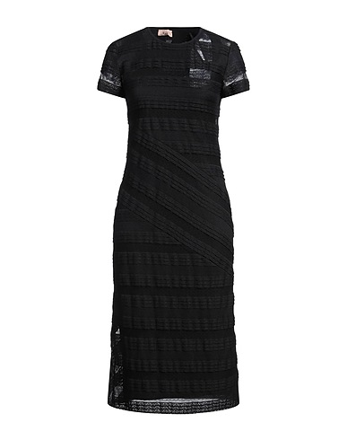 N°21 Midi dress Black 97% Polyamide, 3% Elastane, Viscose