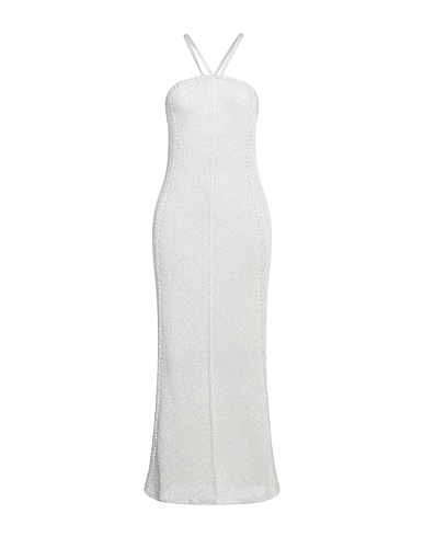 FORTE_FORTE Midi dress White 70% Viscose, 30% Polyamide