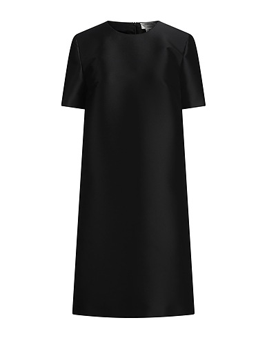 SPORTMAX Midi dress Black 85% Polyester, 13% Polyamide, 2% Elastane