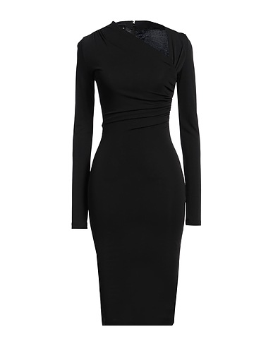 PINKO Elegantes Kleid Schwarz 98% Viskose, 2% Polyamid