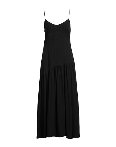 ULLA JOHNSON Long dress Black 100% Viscose