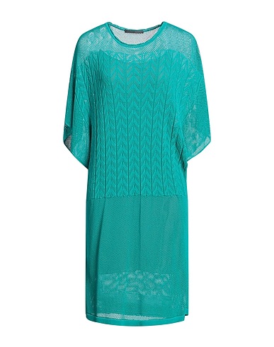 ALBERTA FERRETTI Short dress Green 83% Viscose, 17% Polyamide