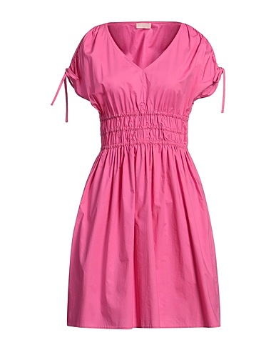 LIU •JO Short dress Pink 100% Cotton