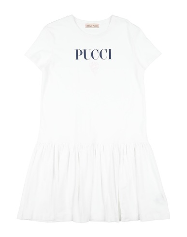 PUCCI Vestito Bianco 100% Cotone
