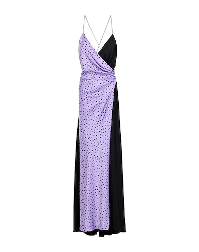 PINKO Long dress Lilac 96% Polyester, 4% Elastane