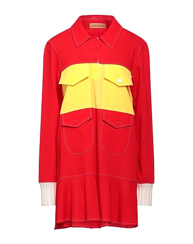 CORMIO Shirt dress Red 100% Wool