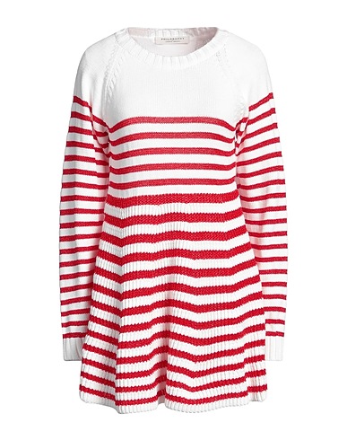 PHILOSOPHY di LORENZO SERAFINI Short dress White 93% Polyamide, 7% Elastane, Polypropylene
