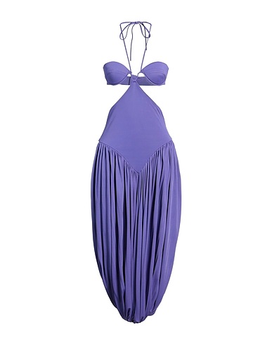 STELLA McCARTNEY Midi dress Purple 83% Viscose, 17% Silk